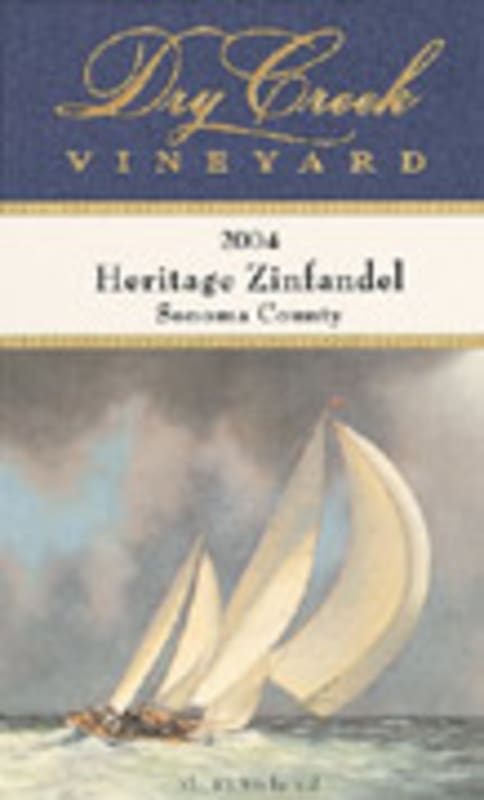 Dry Creek Vineyard Heritage Vines Zinfandel 2004 Front Label