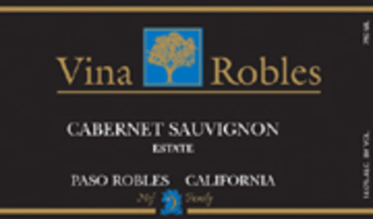Vina Robles Estate Cabernet Sauvignon 2002 Front Label