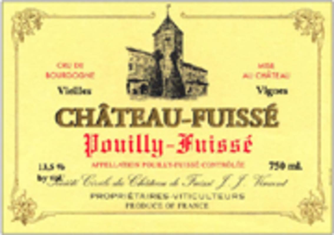 Chateau Fuisse Pouilly-Fuisse Vieilles Vignes 2003 Front Label