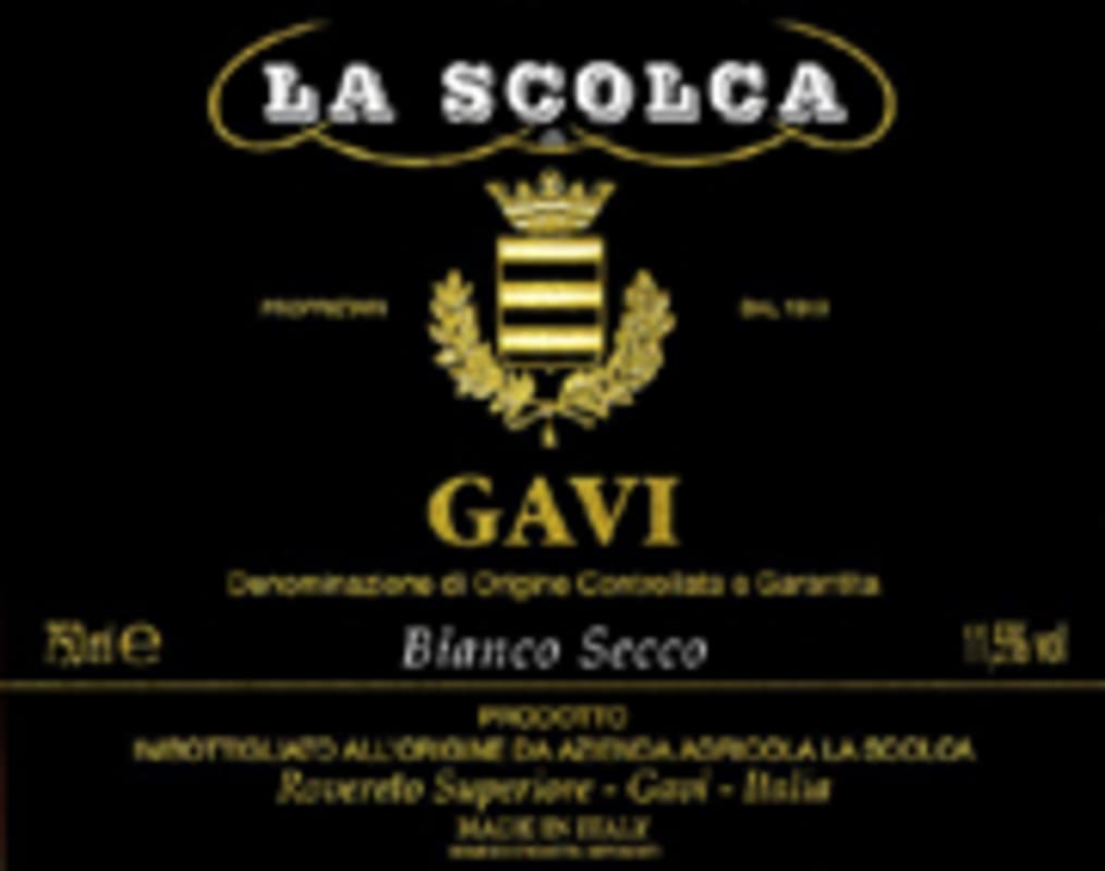 La Scolca Gavi dei Gavi Black Label 2004 Front Label