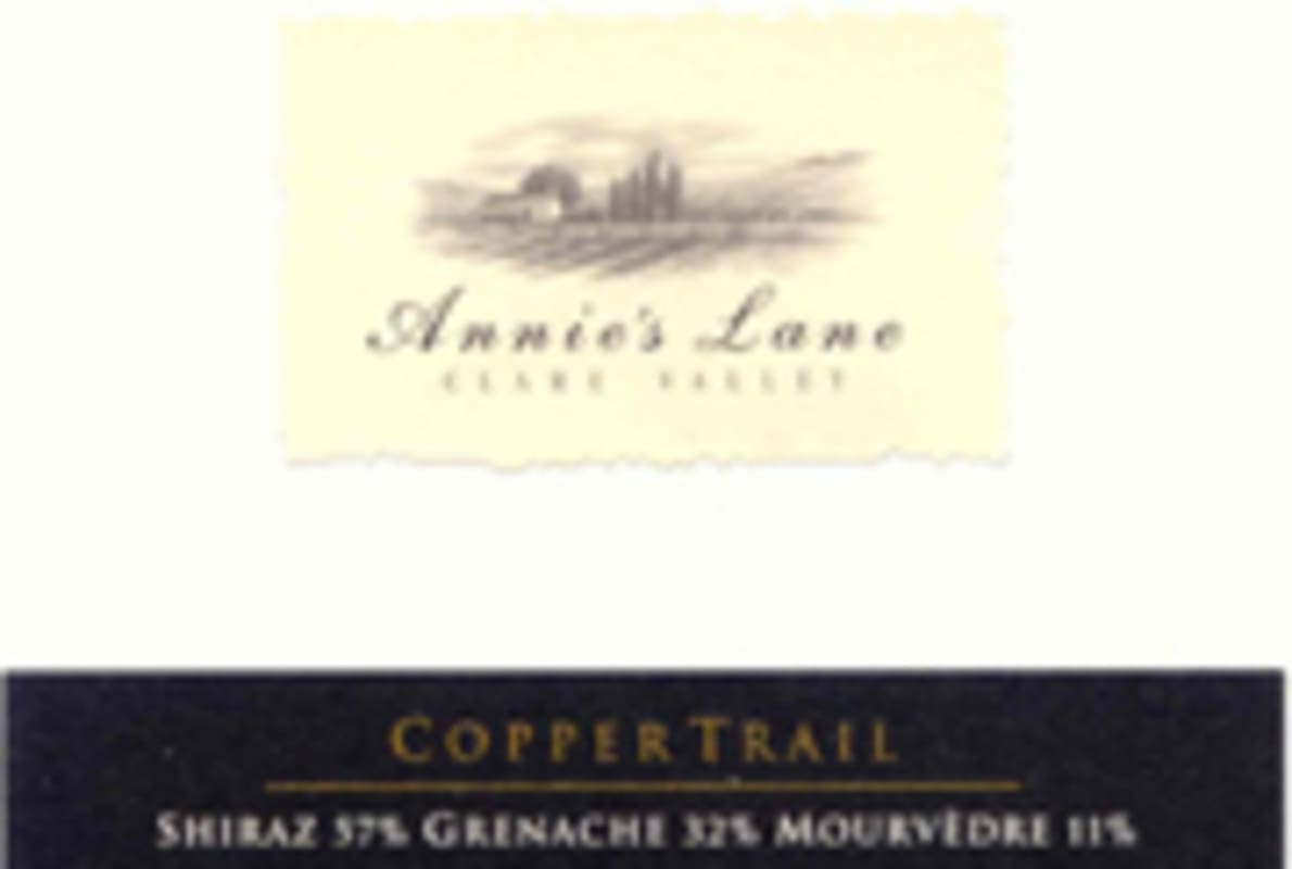 Annie's Lane Copper Trail Shiraz Grenache Mourvedre 2001 Front Label