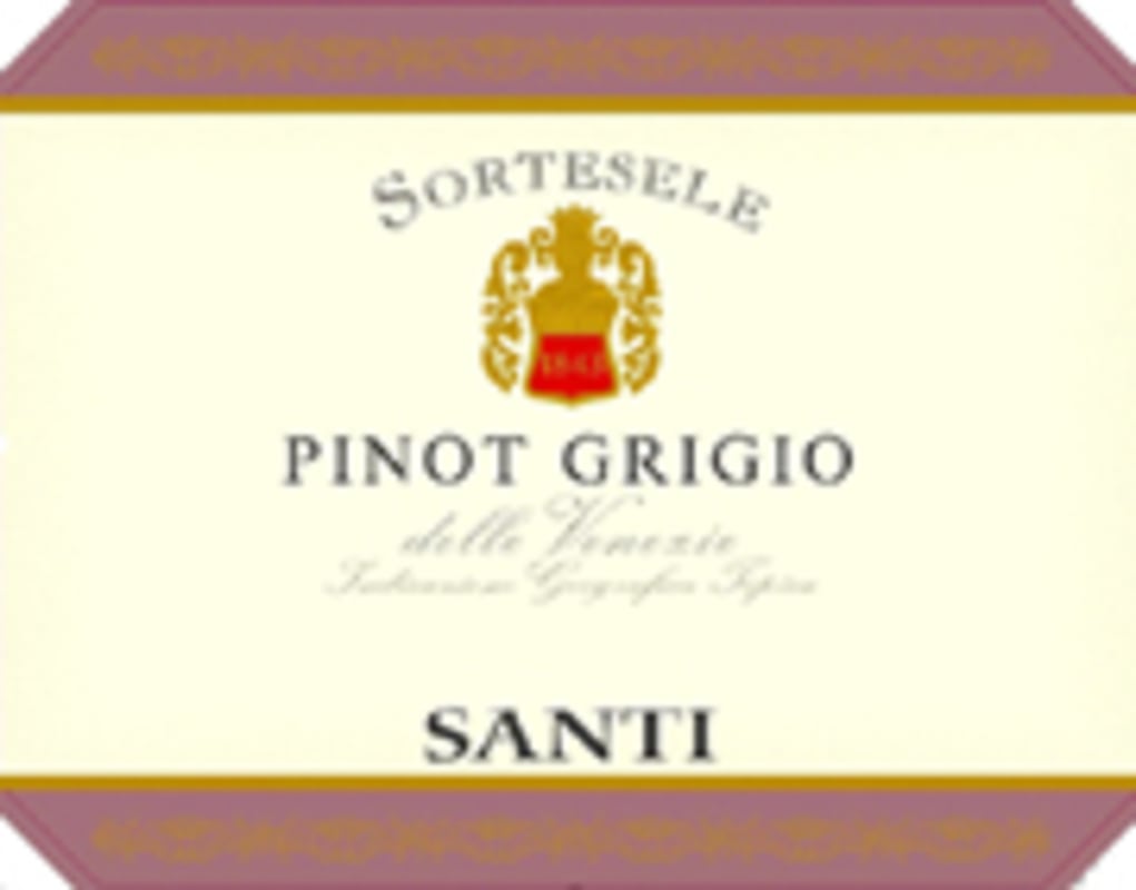 Santi Pinot Grigio Sortesele 2004 Front Label