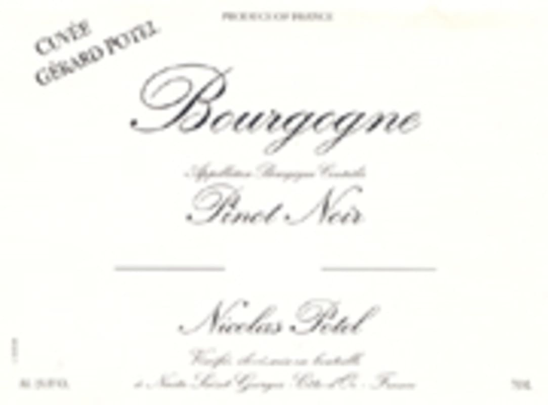 Nicolas Potel Bourgogne Cuvee Gerard Potel 2004 Front Label