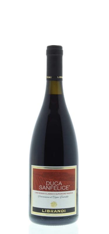 Librandi Duca San Felice Ciro Rosso Gaglioppo Riserva 2011 Front Bottle Shot