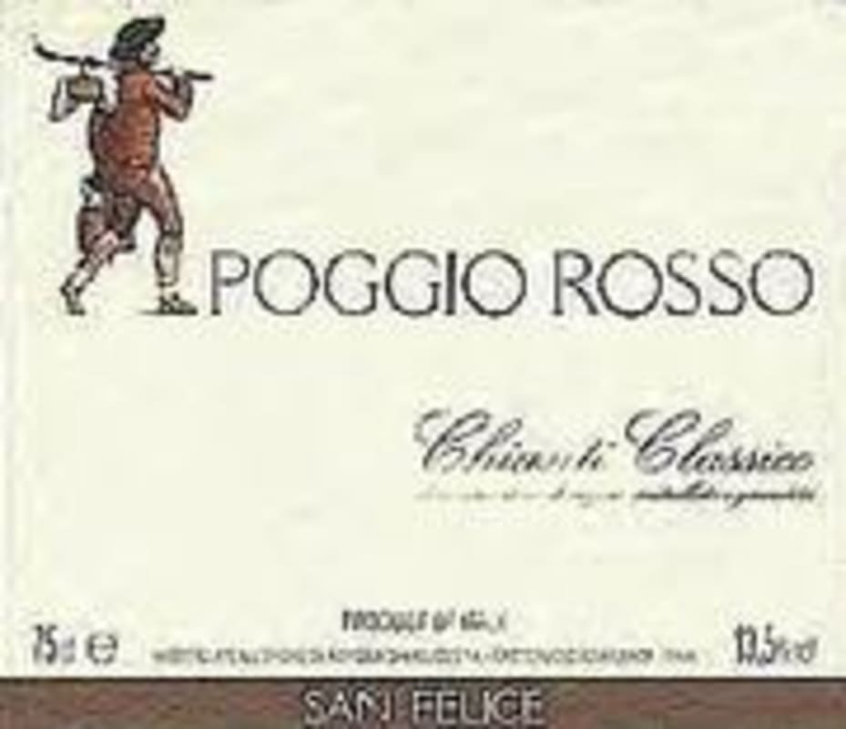 San Felice Poggio Chianti Classico Riserva 1995 Front Label
