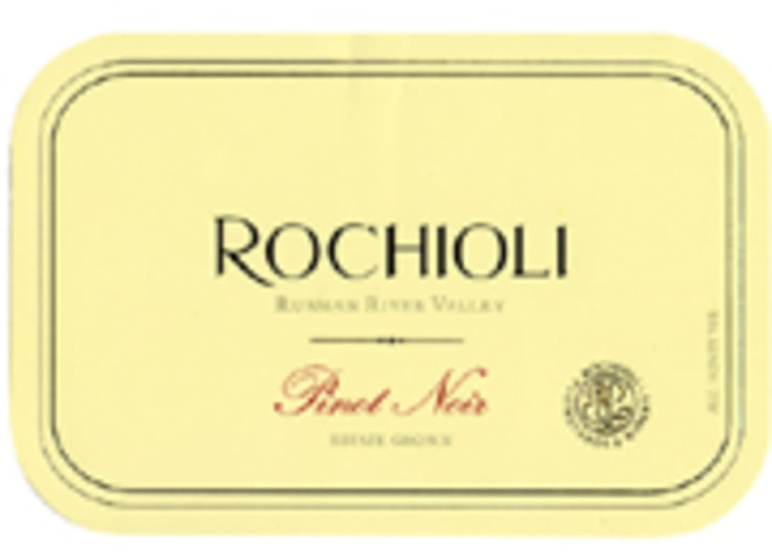 Rochioli Estate Pinot Noir 2004 Front Label