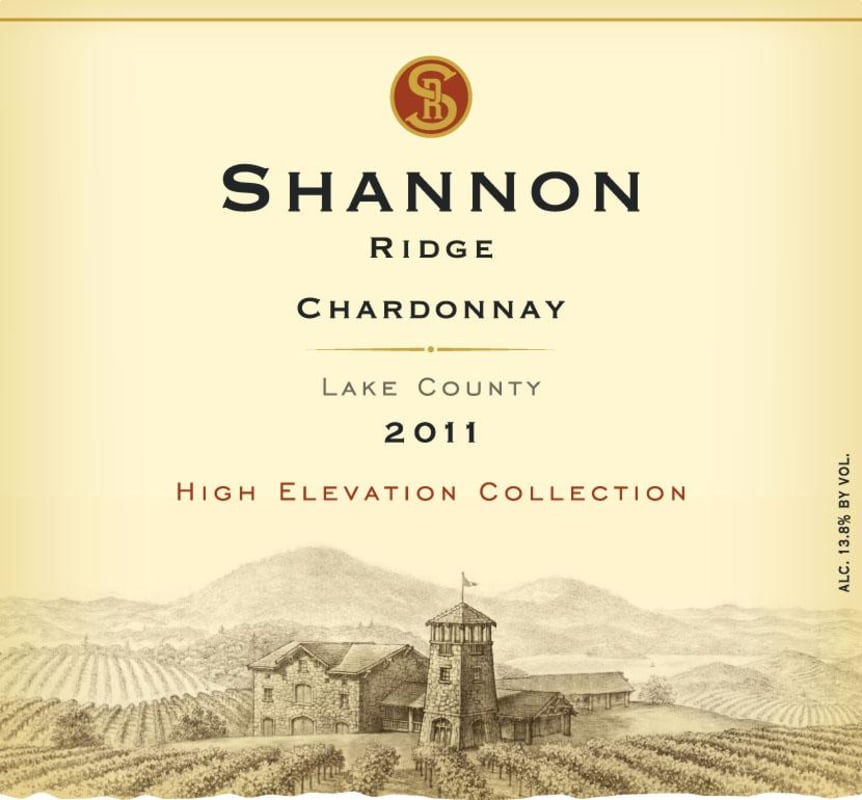 Shannon Ridge High Elevation Chardonnay 2011 Front Label