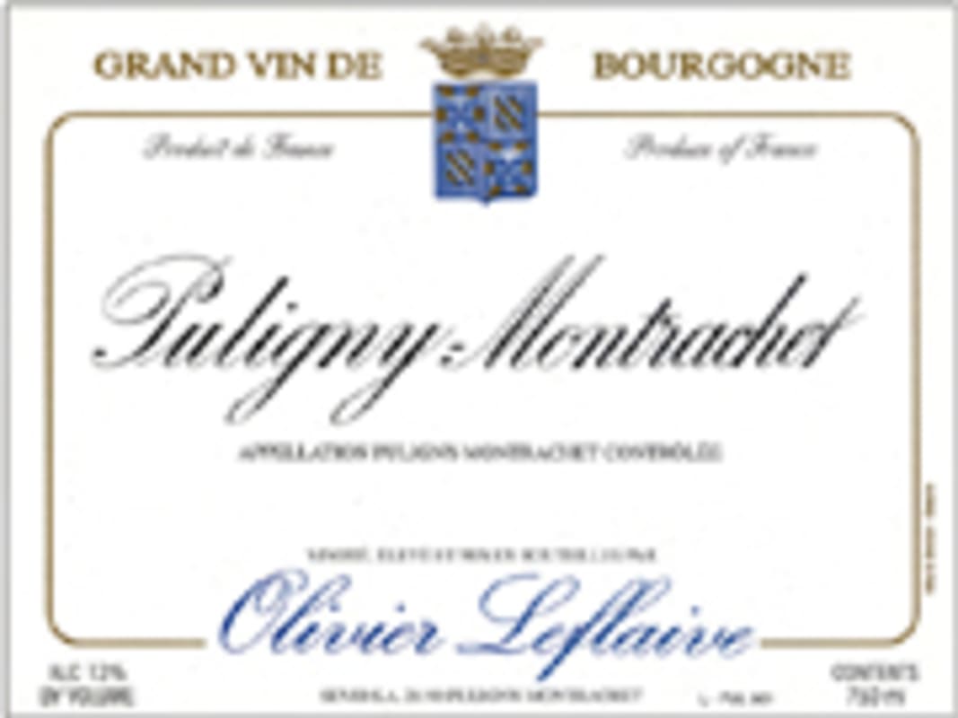 Olivier Leflaive Puligny-Montrachet 2004 Front Label