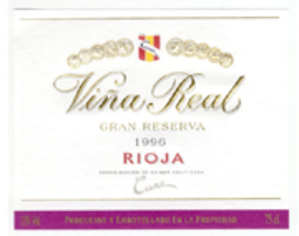 Vina Real Gran Reserva 1996 Front Label