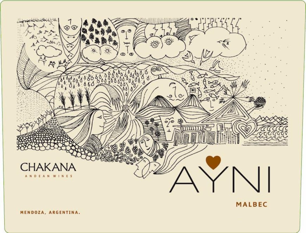 Bodega Chakana Ayni Malbec 2011 Front Label