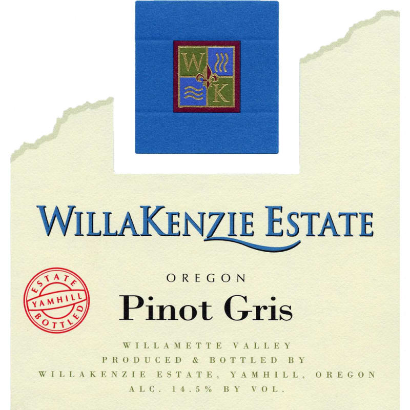 WillaKenzie Estate Pinot Gris 2005 Front Label