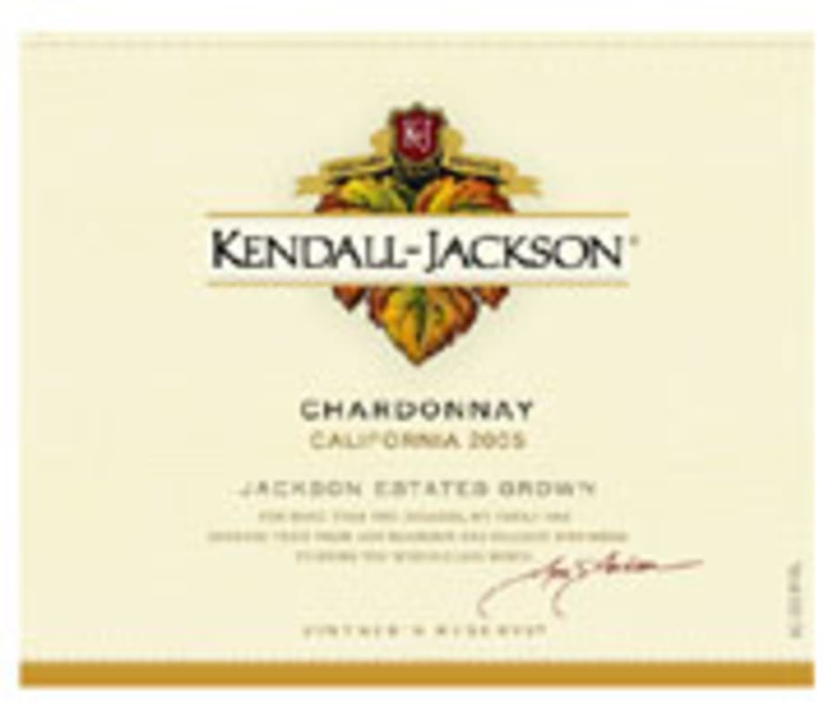 Kendall-Jackson Vintner's Reserve Chardonnay 2005 Front Label
