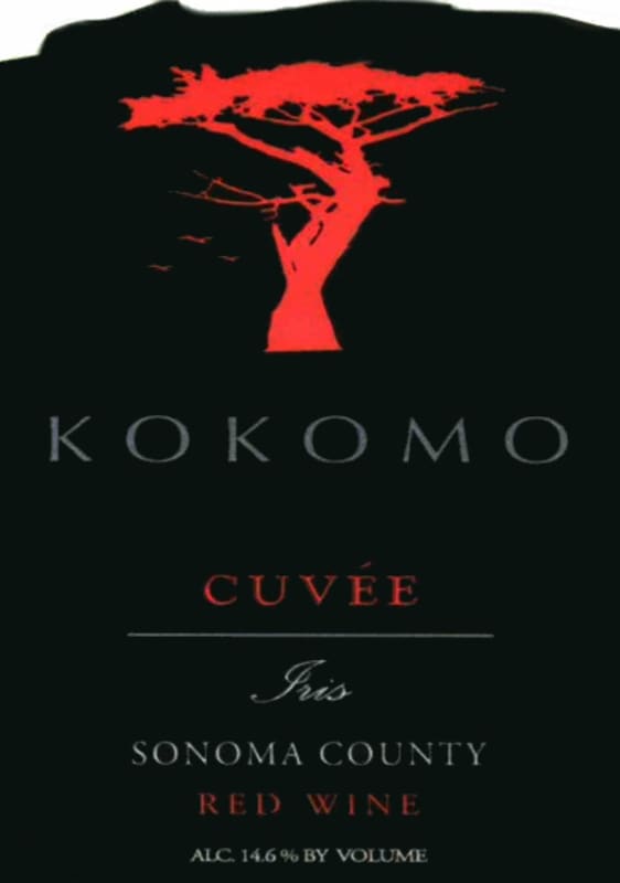 Kokomo Cuvee Red 2008 Front Label