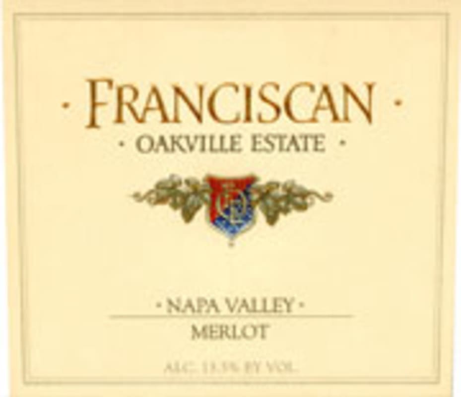 Franciscan Estate Merlot 2003 Front Label