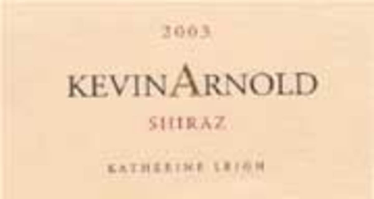 Waterford Kevin Arnold Shiraz, Katherine Leigh 2003 Front Label