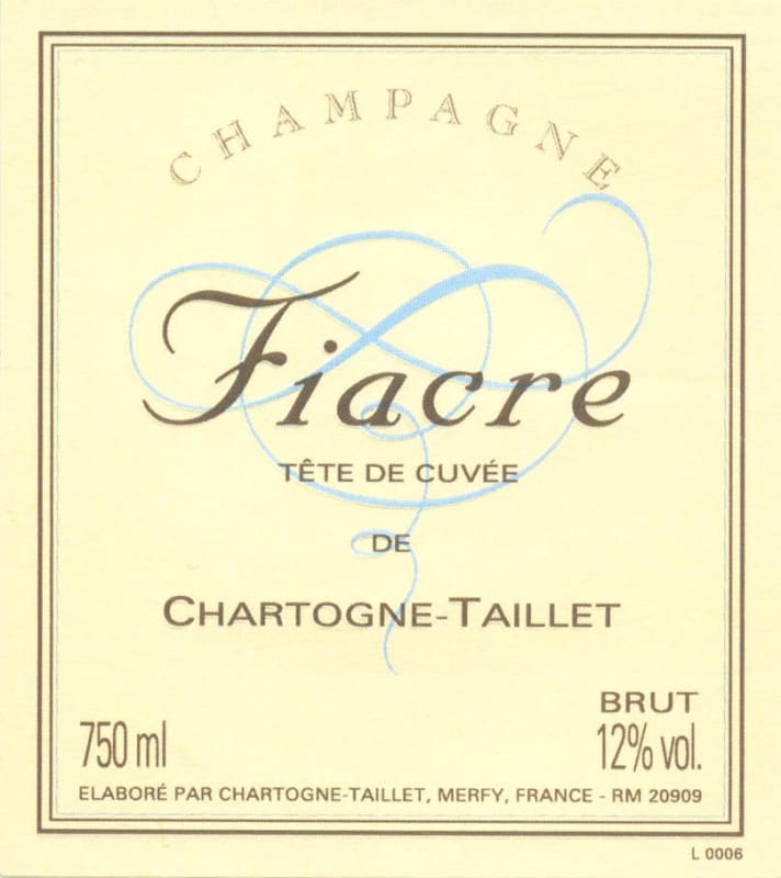 Chartogne-Taillet Fiacre Tete de Cuvee 2002 Front Label