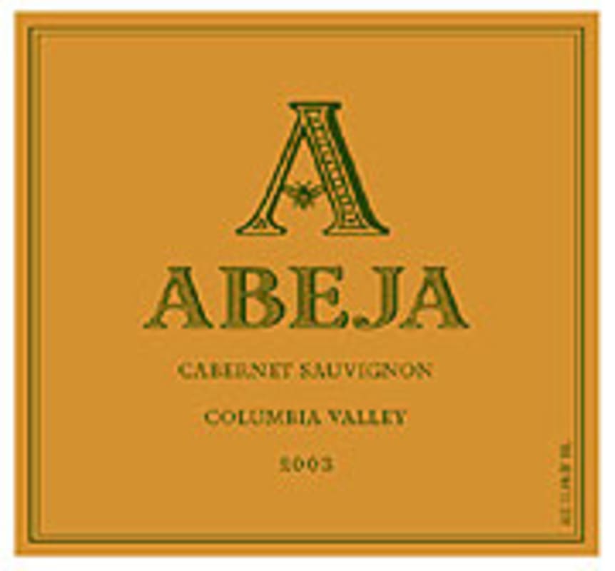 Abeja Cabernet Sauvignon 2003 Front Label