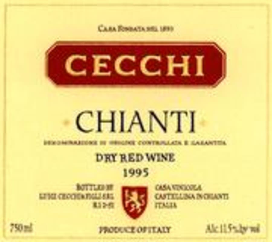Cecchi Chianti Classico 1997 Front Label