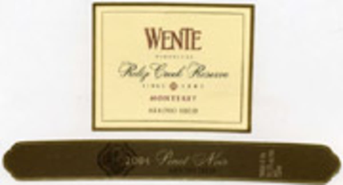 Wente Reliz Creek Pinot Noir 2004 Front Label