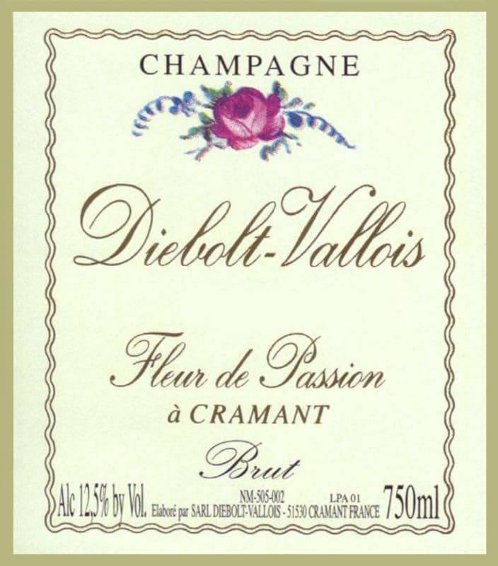 Diebolt-Vallois Fleur Passion Brut 2005 Front Label