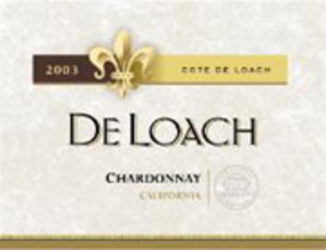 DeLoach Russian River Chardonnay 2004 Front Label