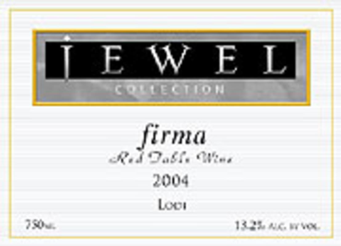 Jewel Firma 2004 Front Label