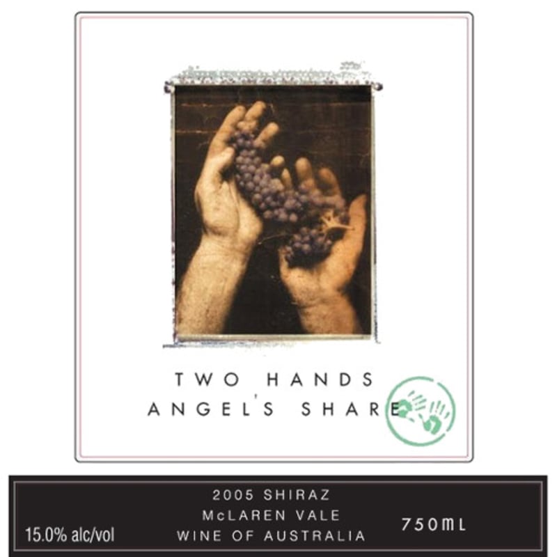 Two Hands Angels' Share Shiraz 2005 Front Label