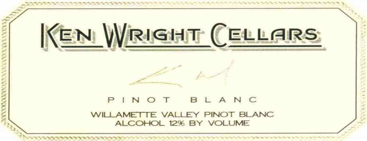 Ken Wright Cellars Pinot Blanc 2008 Front Label