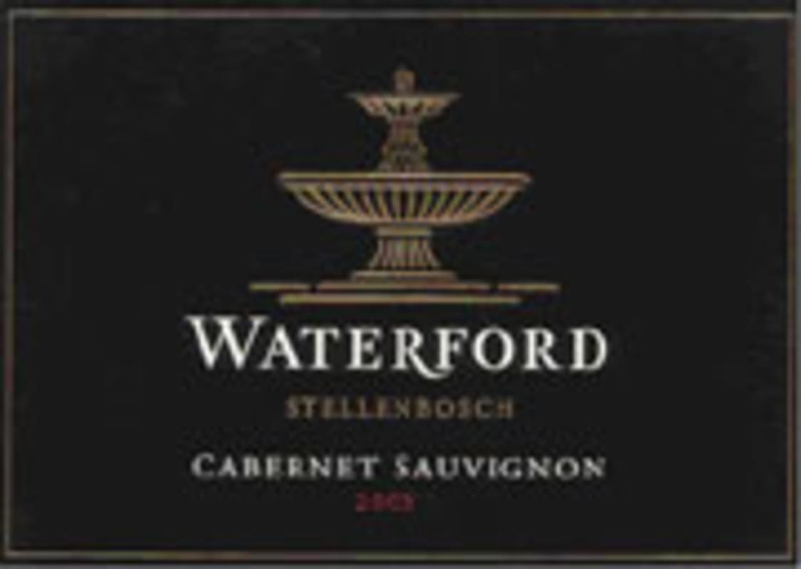 Waterford Cabernet Sauvignon 2003 Front Label