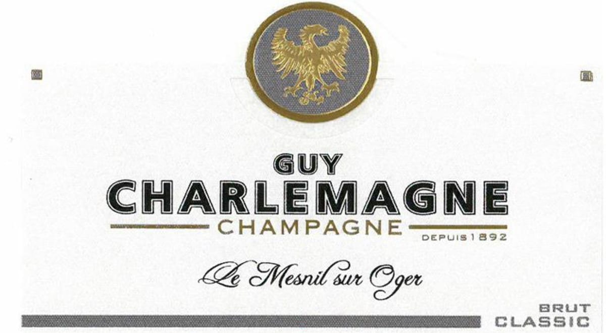 Guy Charlemagne Brut Classic Front Label