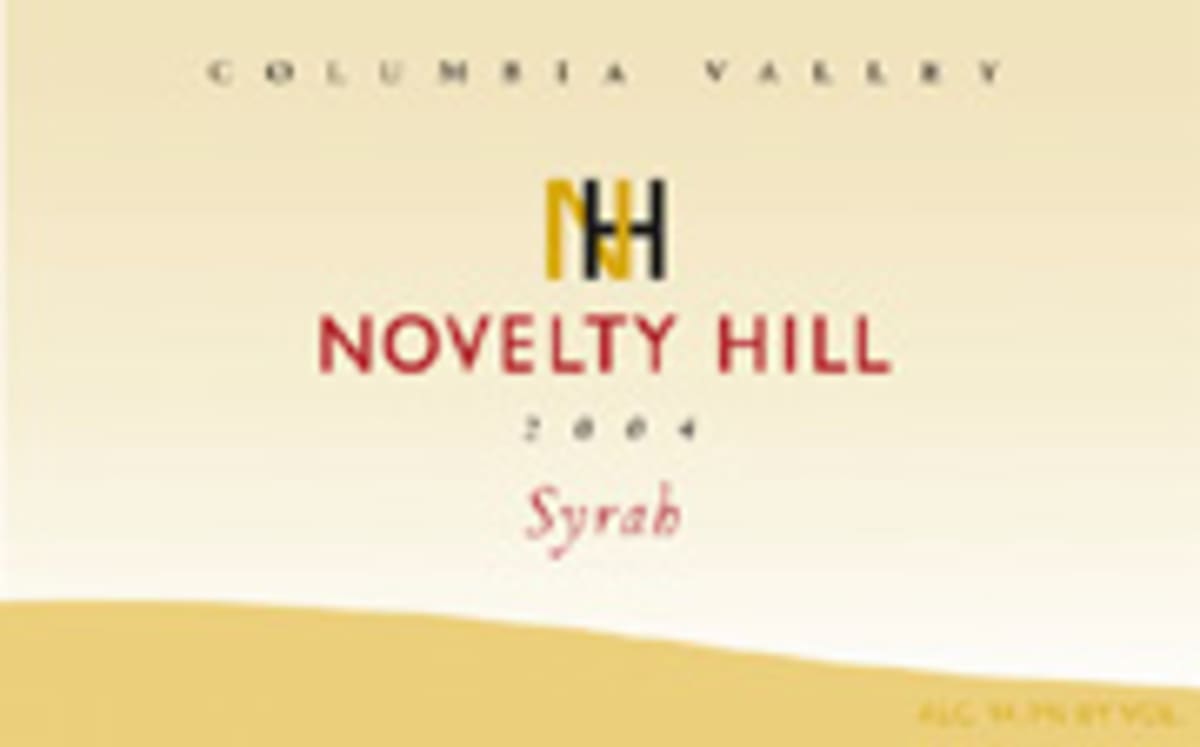 Novelty Hill Syrah 2004 Front Label