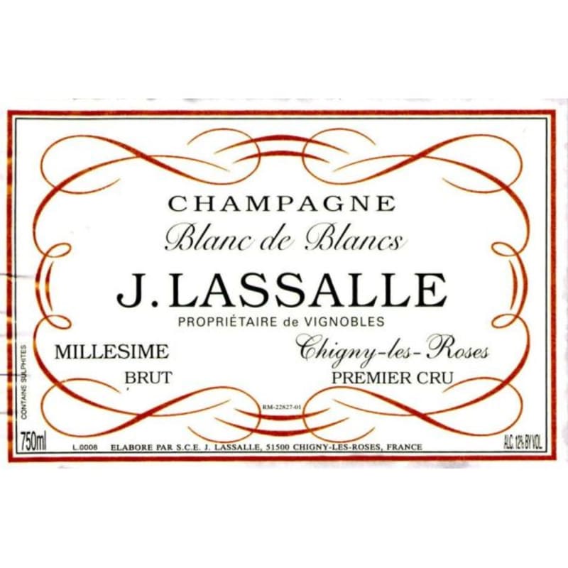 J. Lassalle Blanc de Blancs Brut Premier Cru 2005 Front Label