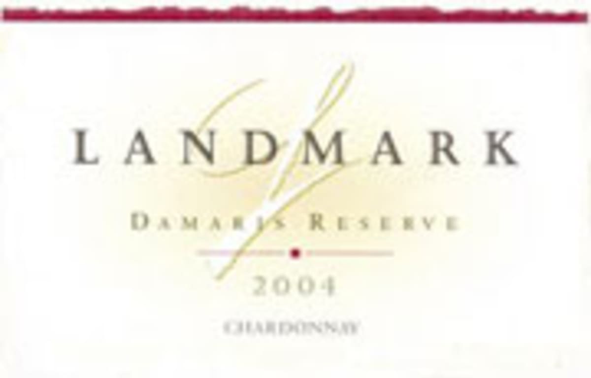 Landmark Damaris Reserve Chardonnay 2004 Front Label