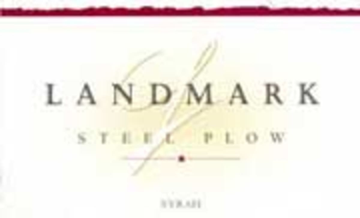 Landmark Steel Plow Syrah 2003 Front Label