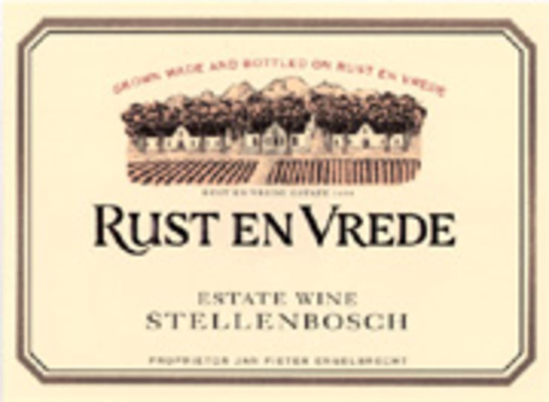 Rust en Vrede Estate Red Blend 2003 Front Label