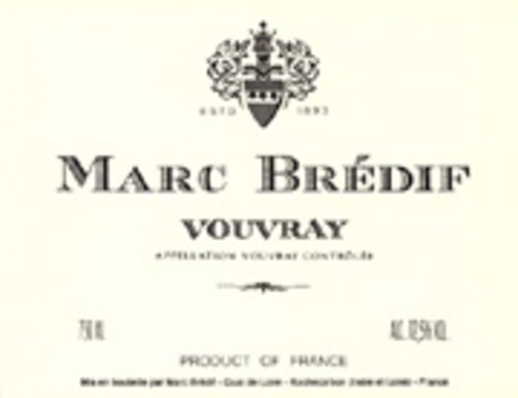 Marc Bredif Vouvray 2004 Front Label