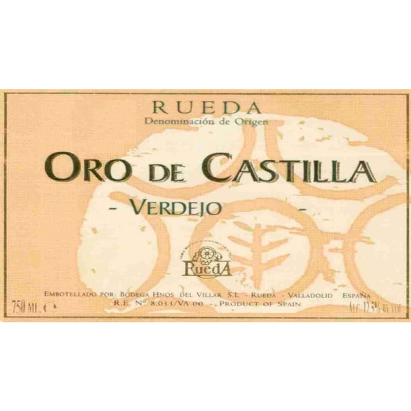 Hermanos del Villar Oro de Castilla Verdejo 2005 Front Label