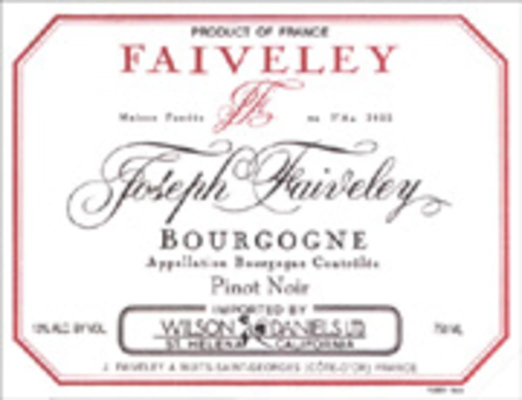Faiveley Bourgogne Pinot Noir 2004 Front Label