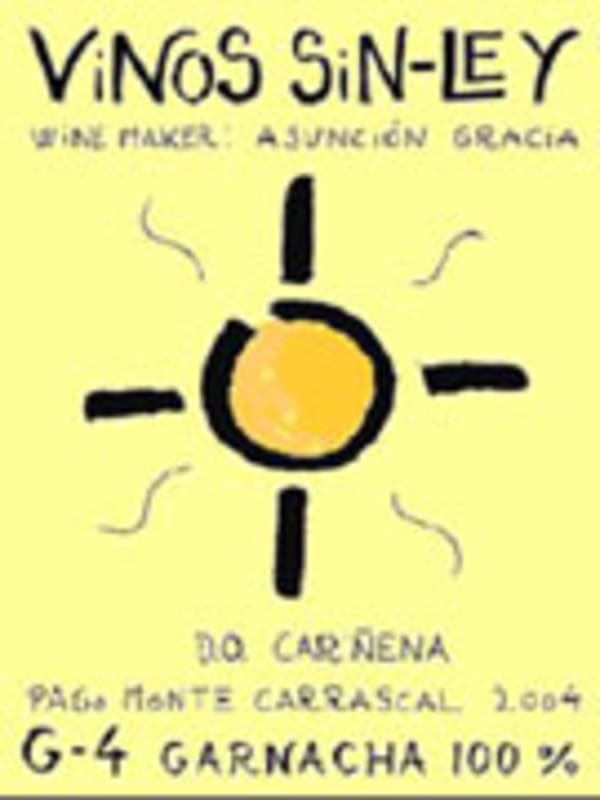 Vinos Sin-Ley G4 Garnacha Carinena 2004 Front Label