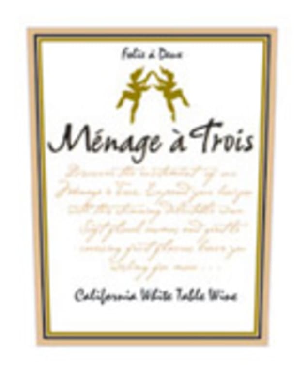 Menage a Trois White Blend 2005 Front Label