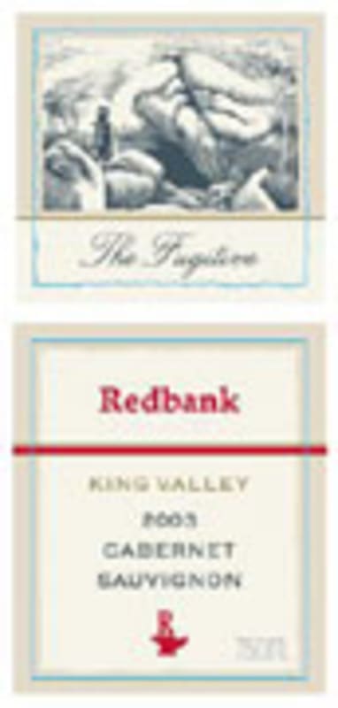Redbank Fugitive Cabernet Sauvignon 2003 Front Label