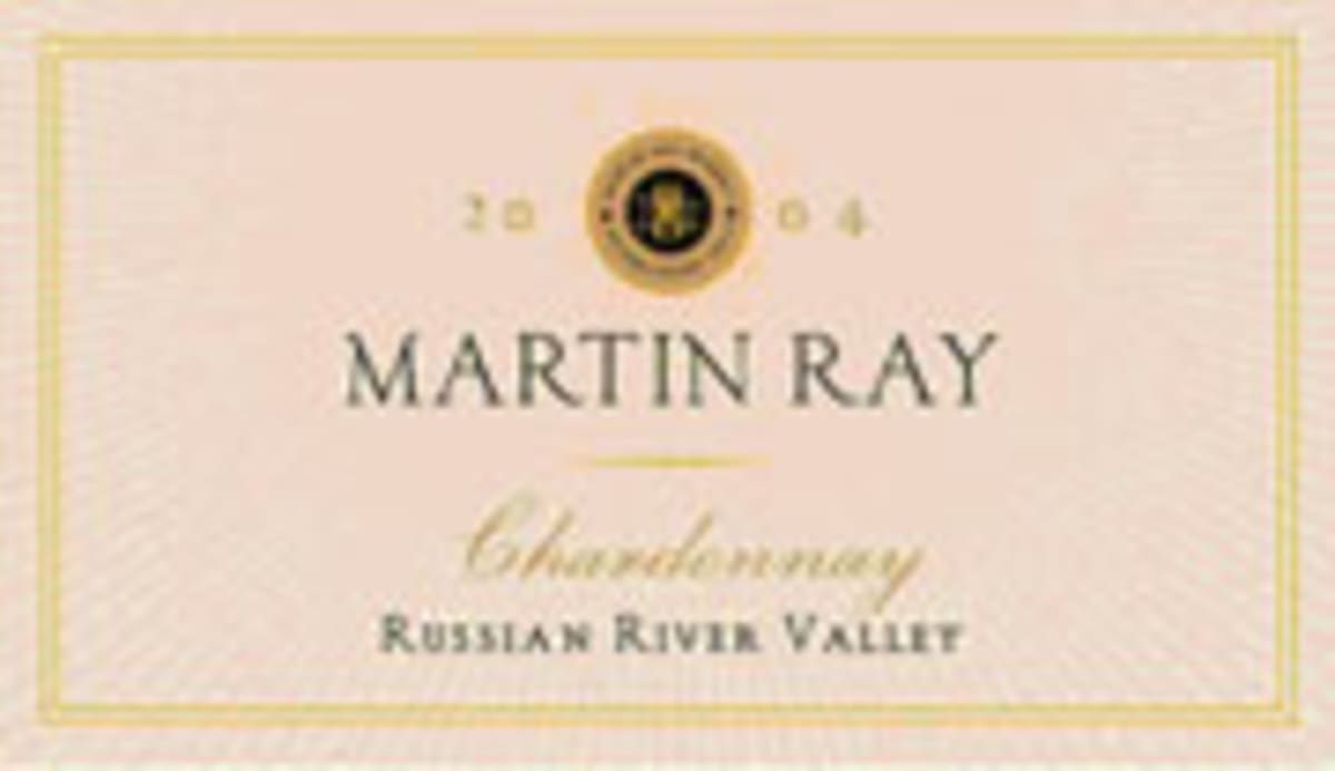 Martin Ray Russian River Valley Chardonnay 2004 Front Label