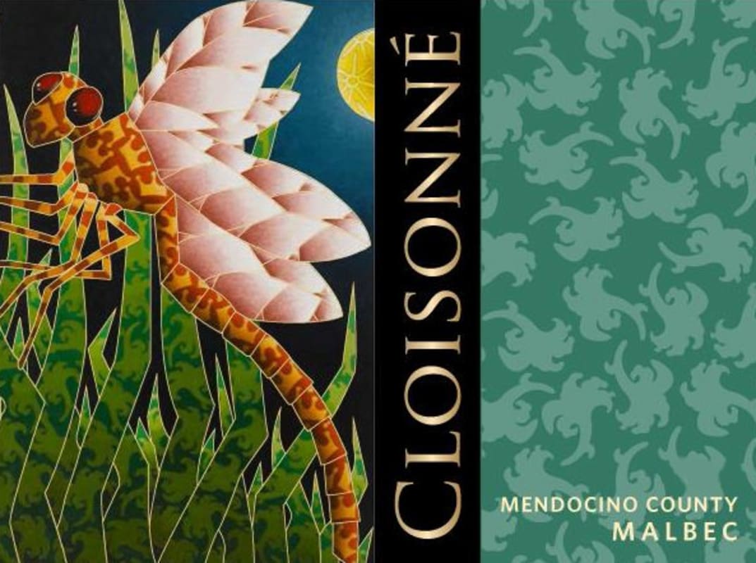 Cloisonne Malbec 2015 Front Label