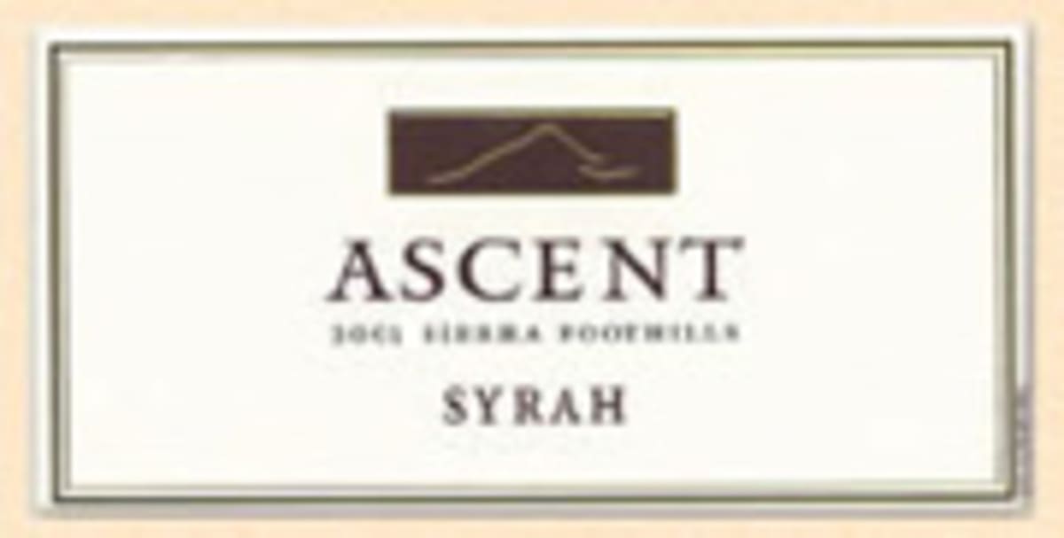 Terre Rouge Ascent Syrah 2003 Front Label