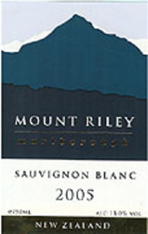 Mount Riley Sauvignon Blanc 2005 Front Label