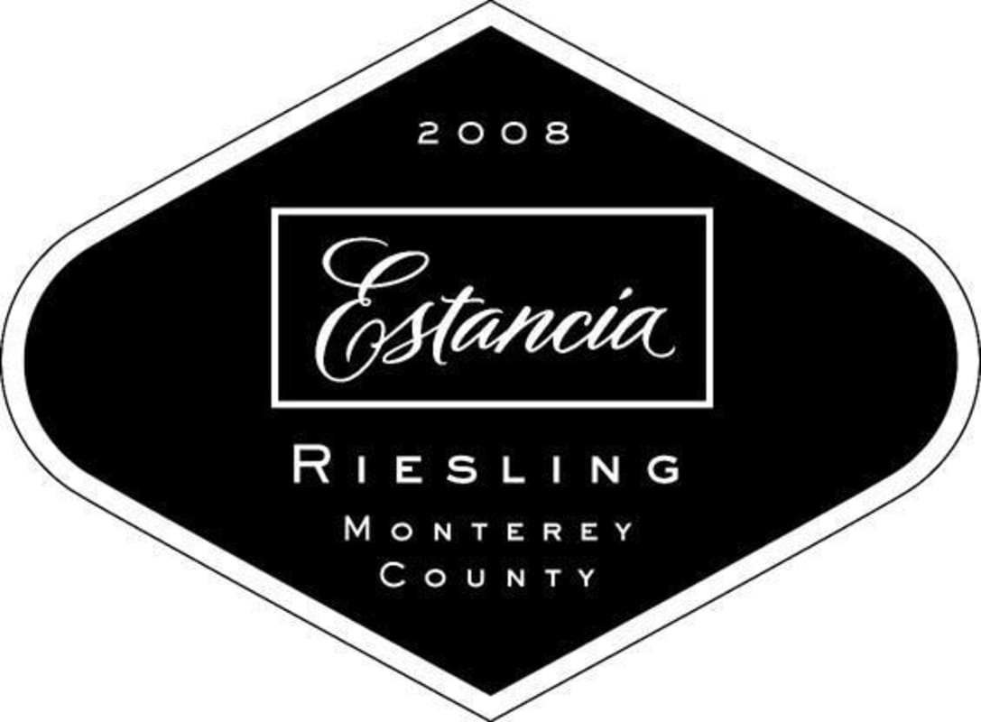 Estancia Riesling 2008 Front Label