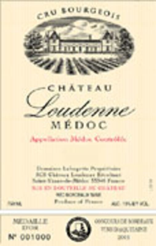 Chateau Loudenne 2002 Front Label
