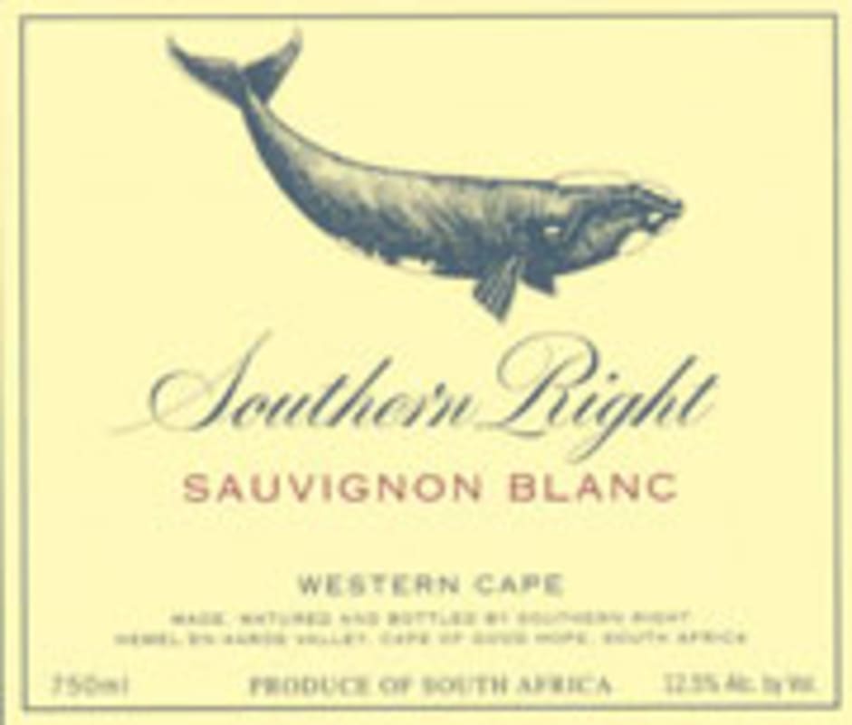 Southern Right Sauvignon Blanc 2005 Front Label