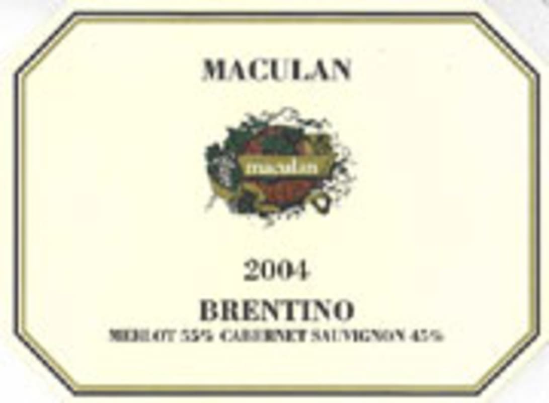 Maculan Brentino 2004 Front Label