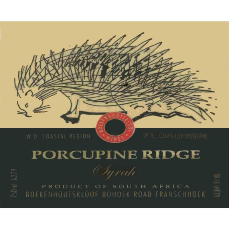 Porcupine Ridge Syrah 2005 Front Label